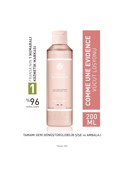 Vegan Comme Une Evidence Cildinizi Nemlendirici Parfümlü Vücut Sütü Losyonu 200 Ml