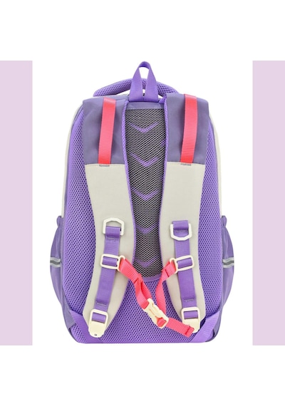 Ortopedik Ultra Lüx Büyük Boy 45 32 25 Cm Su Geçirmez Laptop Bölmeli Sırt Çantası Mor