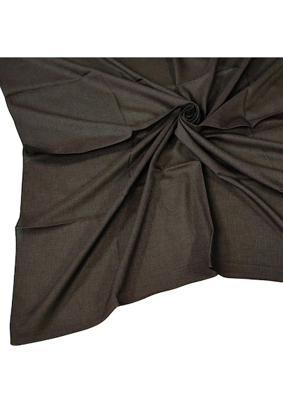 Mim Eşarp Enba Pamuklu Şifon Düz Renk Eşarp 100x100 Cm Şık Ve Hafif Tasarım Acı Kahve