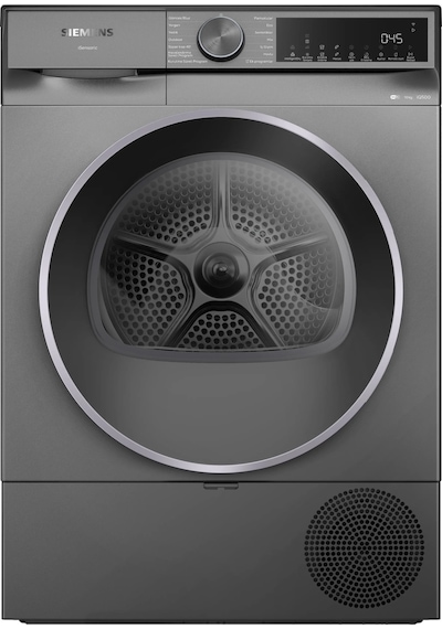 Siemens iQ500 WQ52J20RTR 10 KG Isı Pompalı Çamaşır Kurutma Makinesi Antrasit
