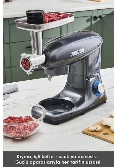 Karaca Multichef 1900 W Stand Mikser Mutfak Şefi 5.5 L