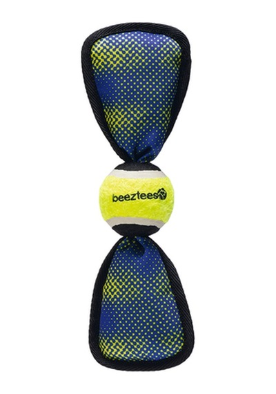Beeztees Köpek Oyuncağı, Yüzen, Tenis Topu, Mavi/sarı, 30x9,5x6,3cm
