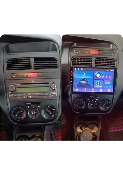 Fiat Linea Android Multimedya 4gb/64gb Carplayli 9 İnc Hd Ips Ekran +kamera  9"