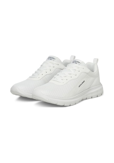 Jack & Jones Jack Jones Erkek Fileli Rahat Spor Ayakkabı 12271084 Beyaz