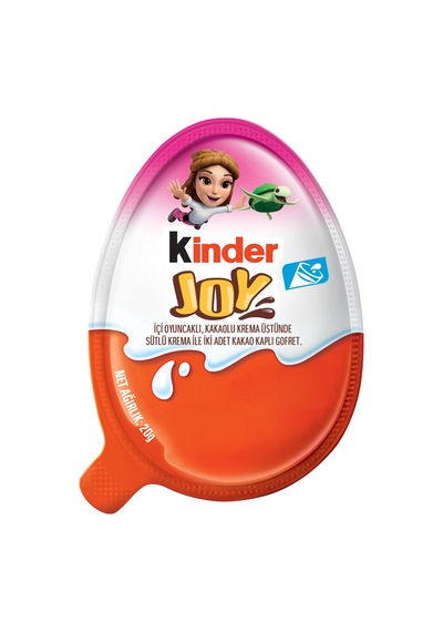 Joy Yumurta Çikolata Kızlar 20 Gr 3'lü - 3 Adet