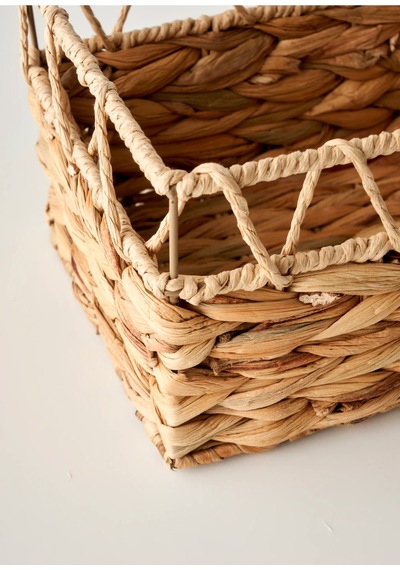 Bella Maison Vesna Dekoratif Sepet Naturel 25x18x14 Cm Ekru