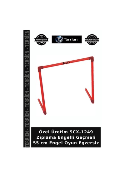 Özel Üretim Scx-1249 Zıplama Engelli Geçmeli 55 Cm Engel Oyun Egzersiz Çok Renkli