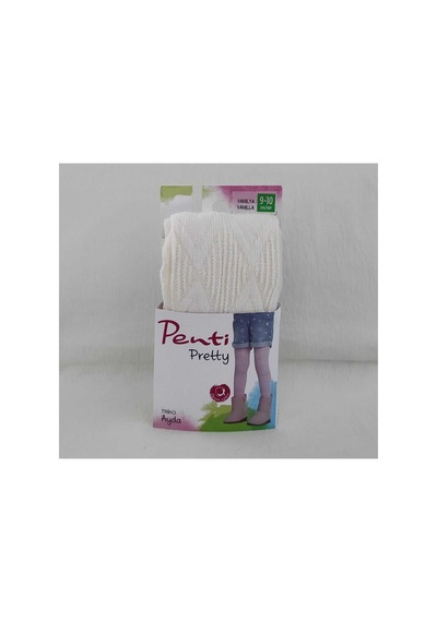 Penti Yüksek Pamuk Oranı Knitwear Külotlu Çocuk Çorabı Vanılya