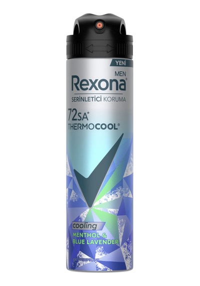 Rexona Thermocool Men Menthol & Blue Levender Erkek Sprey Deodorant 150 Ml - 5 Adet Tarı