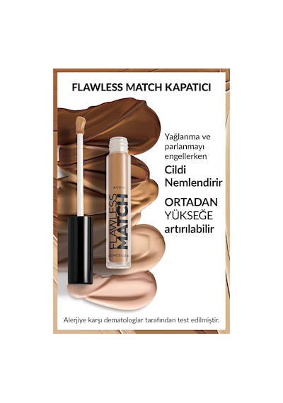 Avon Flawless Match Likit Kapatıcı 22G Golden Light
