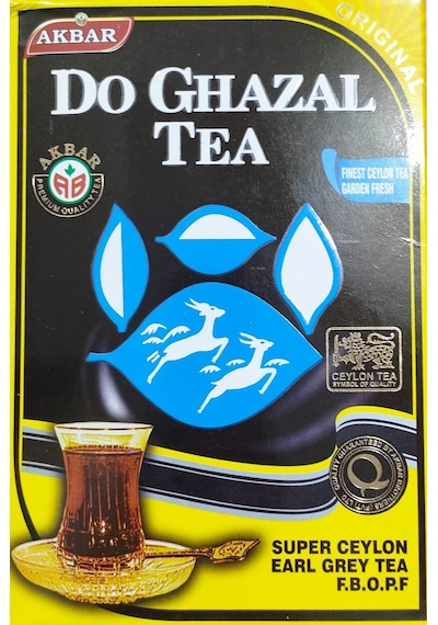 Do Ghazal Earl Grey Tea Bergomat Aromalı Siyah Dökme Çay 3 x 500 G