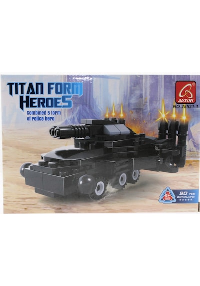 Ausini 90 Parça Titan Polis Lazer Panzer 25521-1