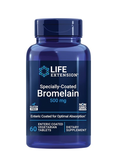 Life Extension Bromelain Pineapple Extract Digestive Enzymes Joint Health Comfort 500 Mg 60 Caps