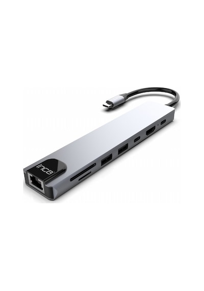 Technow 8 İn1 4k Ultra Hd Type C Usb 3.0 Hub Hdmı Rj45 Sdtf Adaptör Çoklayıcı