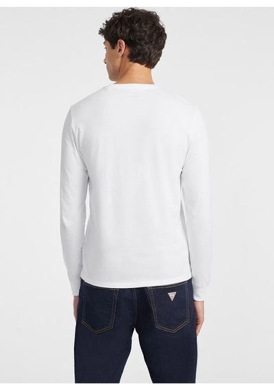 Jeans Bisiklet Yaka Baskılı Beyaz Erkek T-shirt M4yı54k8hm0-g011 Jeans Erkek Beyaz