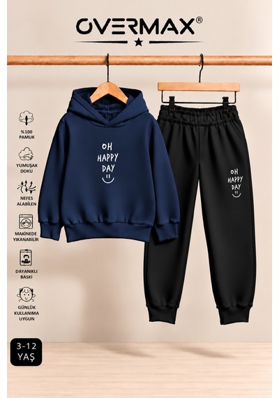 Overmax Oh Happy Day Baskılı Kapüşonlu Sweatshirt Eşofman Takımı- 3-12 Yaş Lacivert Üst-siyah Alt - 923908694 Lacivert Üst-siyah Alt Overmax Oh Happy Day Baskılı Kapüşonlu Sweatshirt Eşofman Takımı- 3-12 Yaş Lacivert Üst-siyah Alt - 923908694 Lacivert Üst-siyah Alt