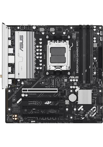 Asus B850m Max Gamıng Wıfı6 Ddr5 Hdmı-dp Typec Pcıe 5.0 Am5 Matx
