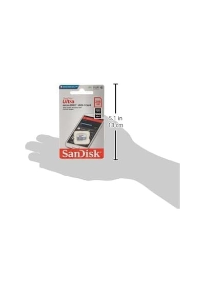 256gb Ultra Lite Microsdxc 100 Mb, Beyaz/gri
