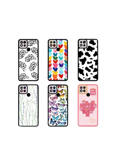 Xiaomi Redmi 9c Kılıf Zore M-fit Desenli Kapak Love Story No2