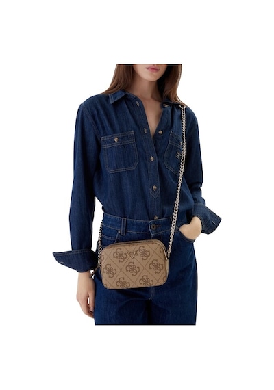 Guess Noelle Kadın Çapraz Askılı Çanta Hwso9672140 Kahve