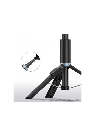 Jmary Kt-259 Tripod Ve Selfie Çubuğu 360 Derece Dönebilen Kablosuz Kumandalı Siyah