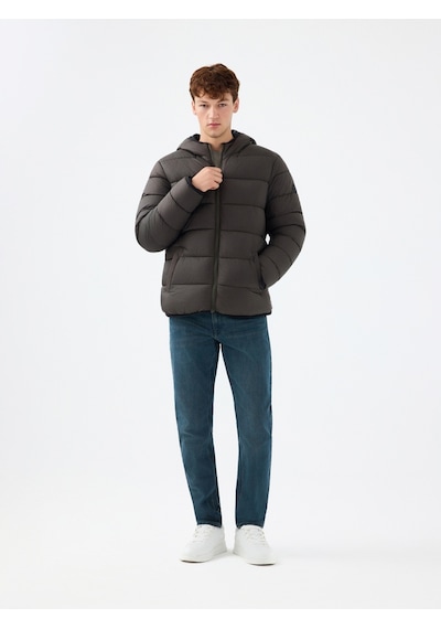 Regular Fit Erkek Mont Haki