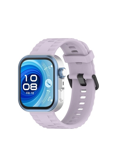 Huawei Watch Fit 4/fit 4 Pro/fit 3 Kordon Silikon Dalga Desen Şerit Band 23 Fit/fit2 Uyumlu Değildir