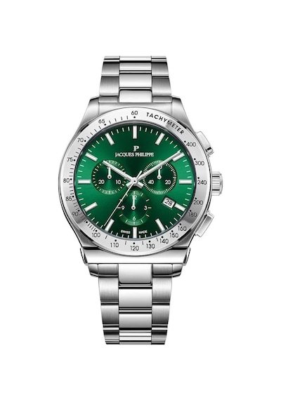 Jacques Philippe Jpqgc7013x6 Swiss Made Quartz Çelik Gri Yeşil Kadran Safir Cam 41 Mm Erkek Kol Saati Gri Jacques Philippe Jpqgc7013x6 Swiss Made Quartz Çelik Gri Yeşil Kadran Safir Cam 41 Mm Erkek Kol Saati Gri