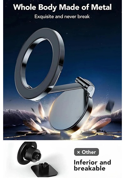 Güçlü Magnetic Torpido Üstü Araç İçi Telefon Tutucu Magsafe Uyuml