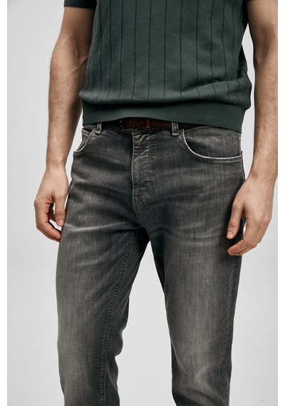 Lufian Quel Smart Jean Erkek Pantolon Slim Fit Gri Gri 111200244100150