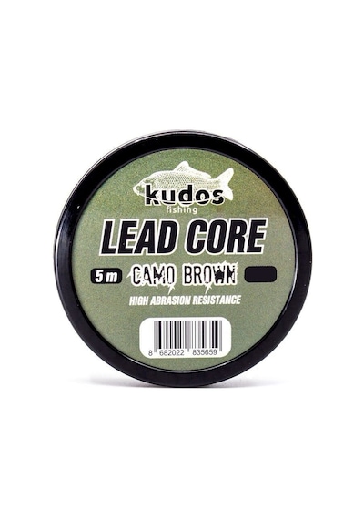 Kudos Lead Core 35lb Camo Brown 5 Metre Kurşun İpi