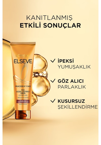 Mucizevi Yağ Saç Güzelleştirici Krem 150 Ml Kuru Ve Sert Saçlar 3'lü Set