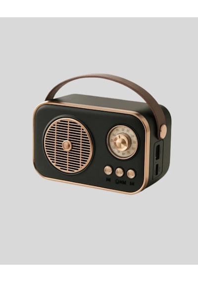 Northcity Retro Bluetooth Rado: Nostaljik Tasarım, Tf Kart Ve Usb Destekli