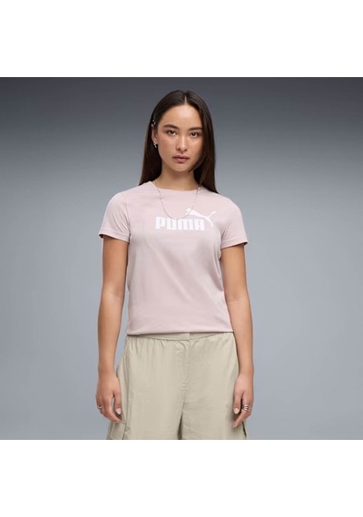 Puma Ess No. 1 Logo Tee S Pudra Kadın T-shirt 682371-49