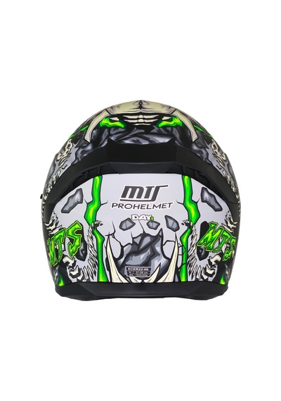 Motoanl Skull Yeni Ece 22.r06 Güneş Vizörlü Full Face Motor Kask Çok Renkli