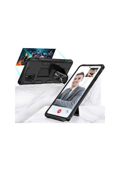 Samsung Galaxy Uyumlu Note 10 Lite Kilif Zirhli Tam Korumali Silikon 447646624