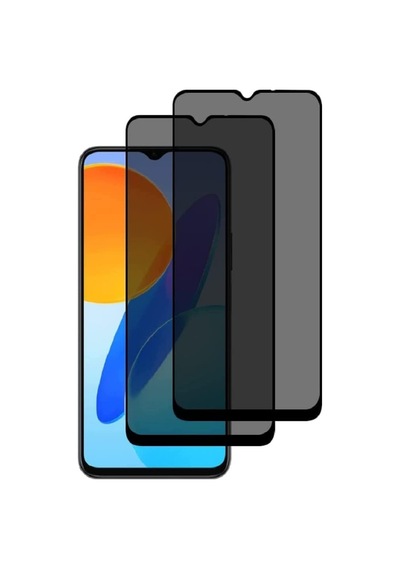 Vivo Y11s - Y20 - Y20s Privacy Hayalet Ekran Koruyucu 2 Adet - 9h Temperli Cam, Yan Görünme Engelleyici, Tam Kaplama
