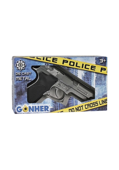 Police Pistol 8 Shots - Steel