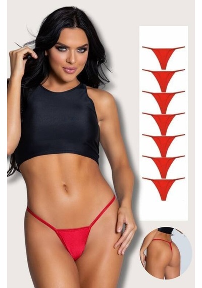 Dmrtart Kırmızı Tanga Külot String