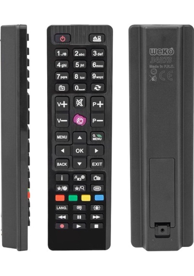 Weko Vestel Uyumlu -seg-regal Rc4849 Rm-l260 Lcd Mini Mor Tuşlu Lcd-led Tv Kumanda