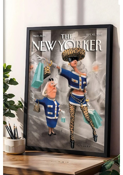 The New Yorker Çerçeveli Tablo September 10 2012