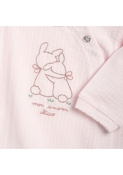 Chicco Kız Bebek Önden Açılan Tulum 09101755000000 000011 Pembe