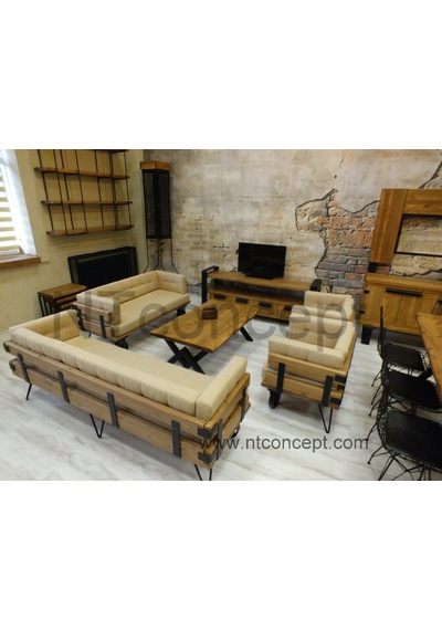 Ntconcept Ntconcept Doğal Ağaç Loft Koltuk