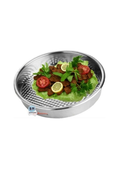 Çiğ Köfte Tepsi ve Leğeni Paslanmaz Krom Çelik 5No 52X9 CM