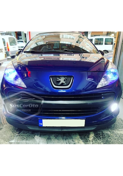 Peugeot 207 2006-2014 Uyumlu Üniversal Astra H Lip Esnek Ön Lip 2 Parça Tampon Altı Dil Karlık Ön Ek 00 Şüscaroto Aksesuar
