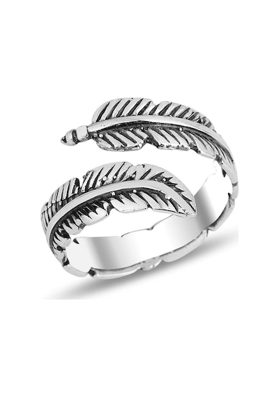 Söğütlü Silver Gümüş Üstten Ayarlamalı Tüy Yüzük