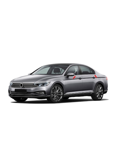 S-Dizayn Vw Passat B8.5 Krom Cam Çıtası 4 Parça 2019 ve Üzeri S-D