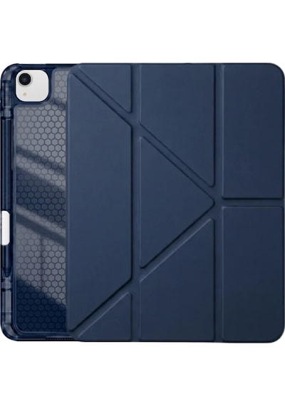 Ps Apple Uyumlu iPad Air 13 İnç M4 / M3 / M2 Tri Folding Standlı Kılıf - Lacivert Kapaklı Kılıf Ps Apple Uyumlu iPad Air 13 İnç M4 / M3 / M2 Tri Folding Standlı Kılıf - Lacivert Kapaklı Kılıf