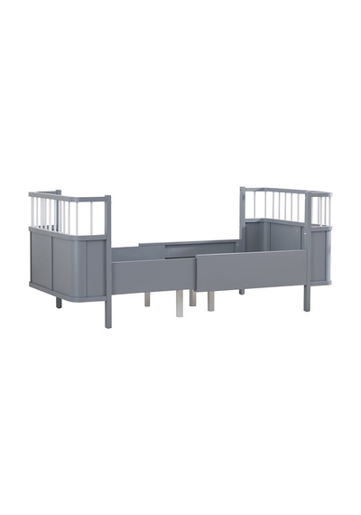 Siesta Büyüyen Beşik 90 x 130 CM - Gri + 1 Comfort Yatak Gri