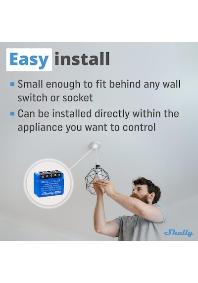 1 Mini Gen 3 Wifi Ve Bluetooth Smart Switch Röle 1 Kanal 8a Ev Otomasyonu Alexa Ve Google Standart